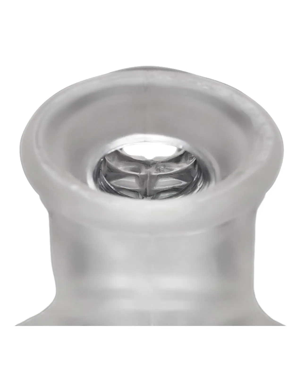 Oxballs Sackjack Wearable Jack Off Sheath - Clear Frost - Image 3