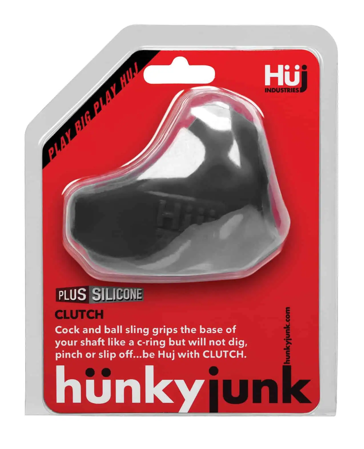 Hunky Junk Clutch Cock & Ball Sling - Tar - Image 6