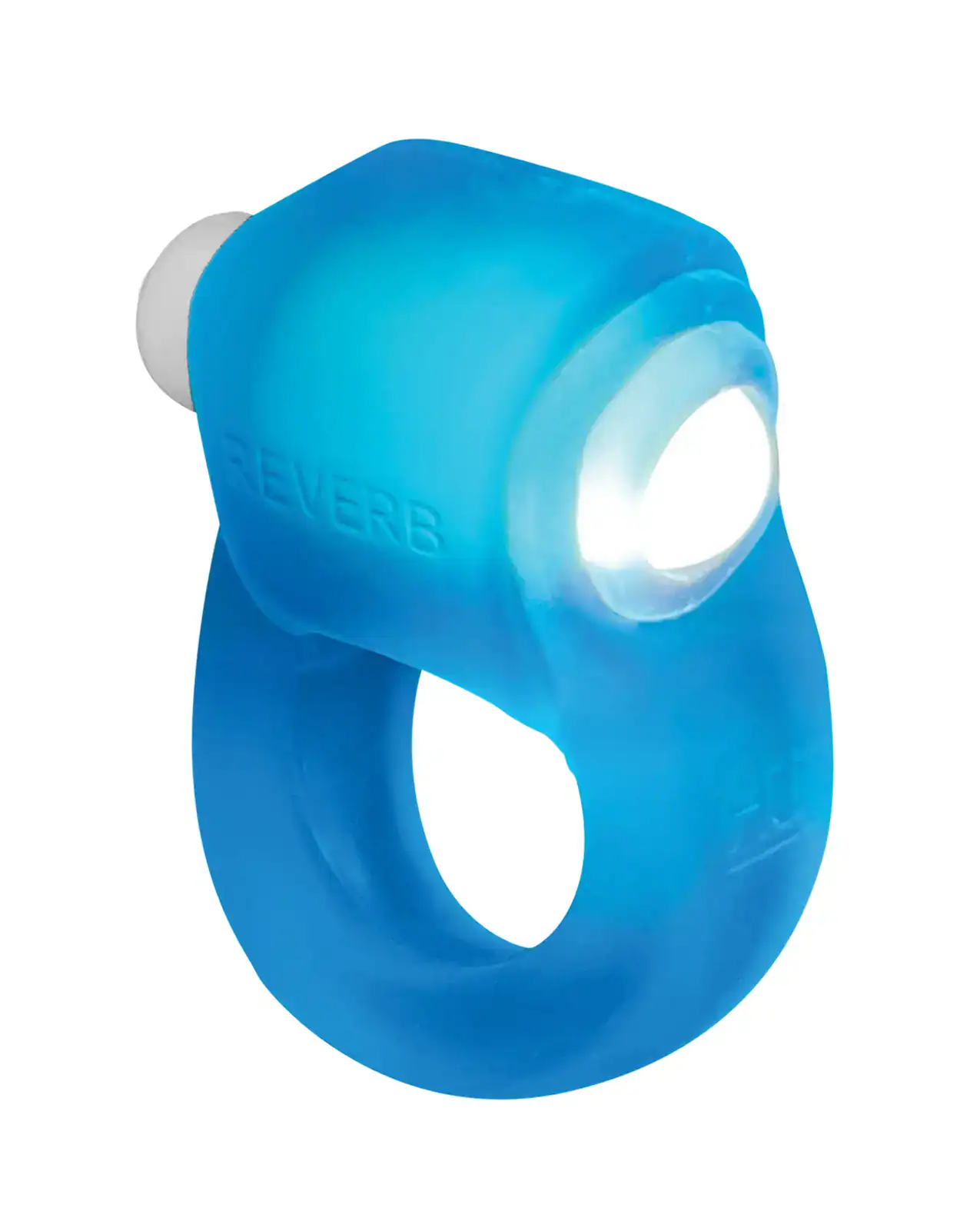 Oxballs Glowdick Cockring w/LED - Blue Ice - Image 2