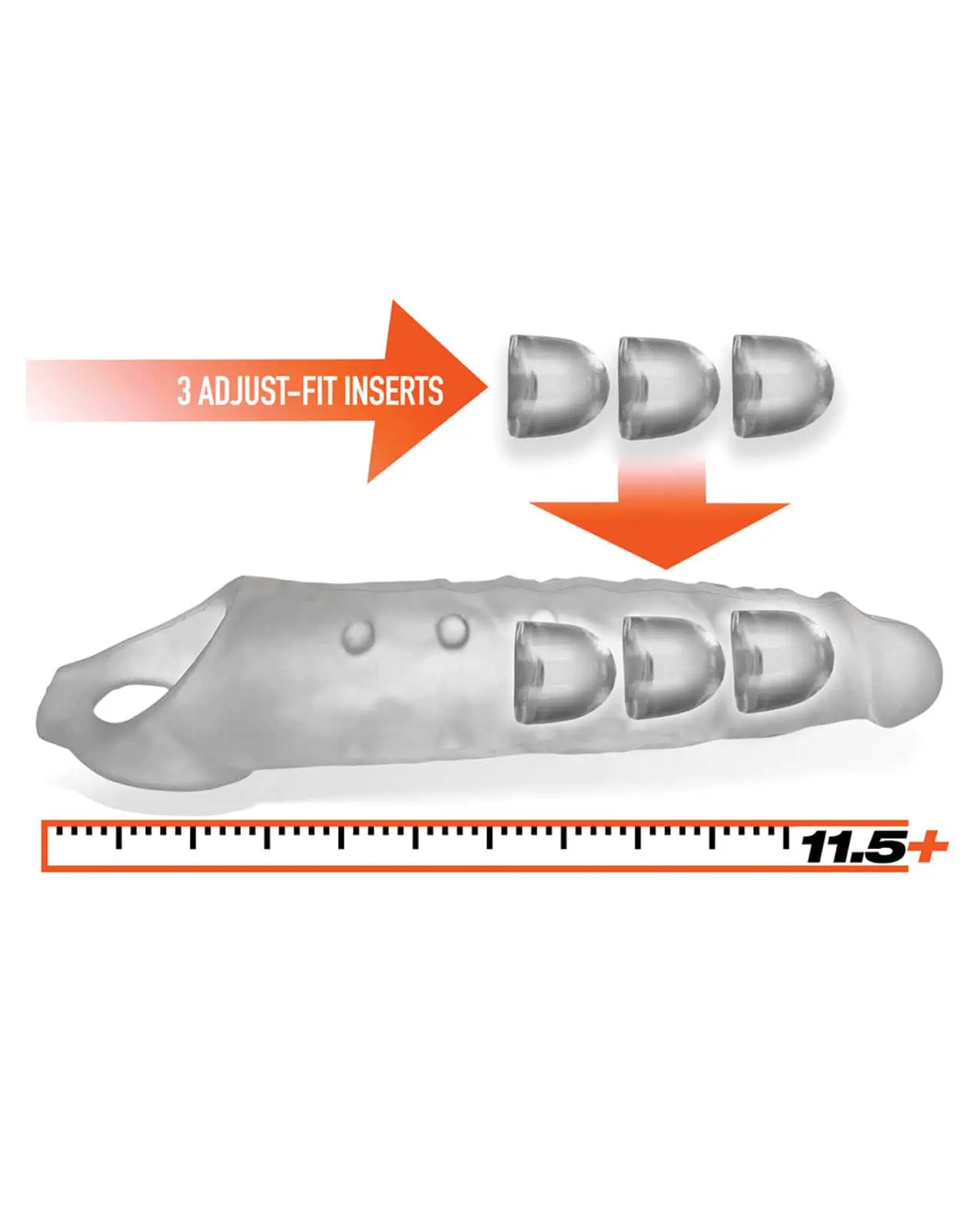 Oxballs Snake Deep-Reacher Cocksheath - Clear Ice - Image 4