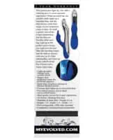 Evolved Bunny Bright Light Up Metallic Vibrator - Dark Blue - Image 2