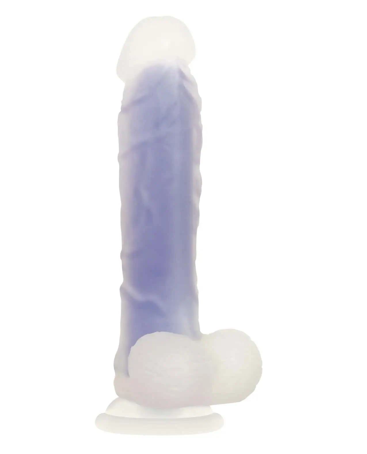 Evolved Luminous Dildo Non Vibrating - Purple - Image 3