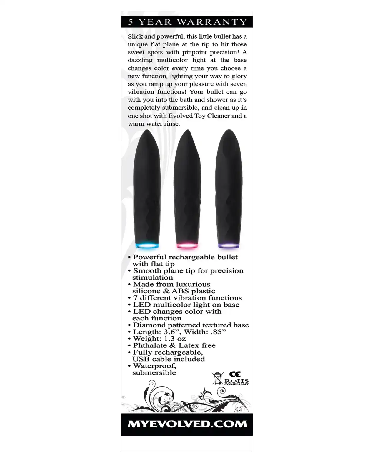 Evolved On the Spot Bullet - Black - Image 2