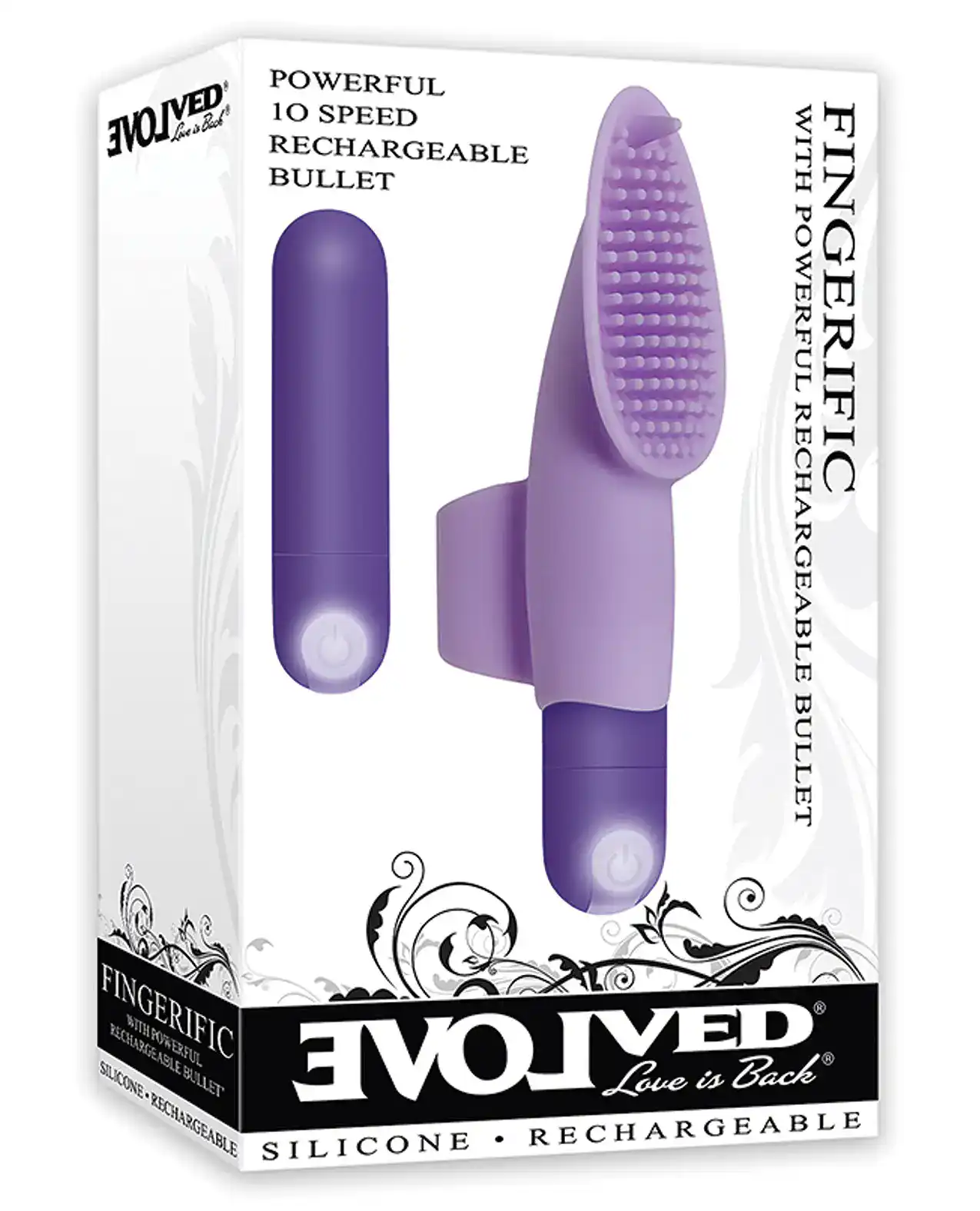 Evolved Fingerific Rechargeable Bullet - Purple - Image 3