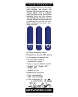 Evolved My Blue Heaven Rechargeable Bullet - Blue - Image 2