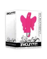 My Butterfly Multi Speed Finger Vibrator Silicone Waterproof Pink - Image 3
