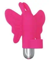 My Butterfly Multi Speed Finger Vibrator Silicone Waterproof Pink - Image 5