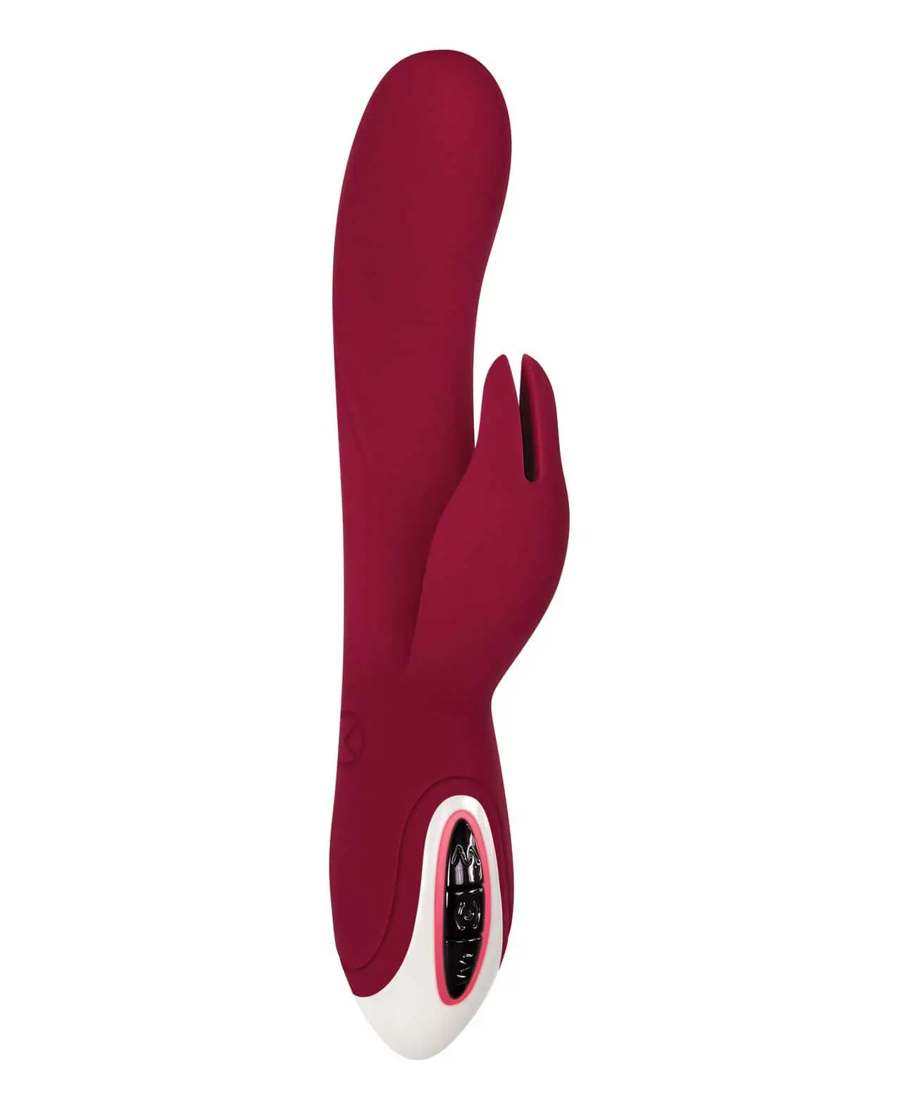 Evolved Inflatable Bunny Dual Stim Rechargeable - Burgundy - Image 3