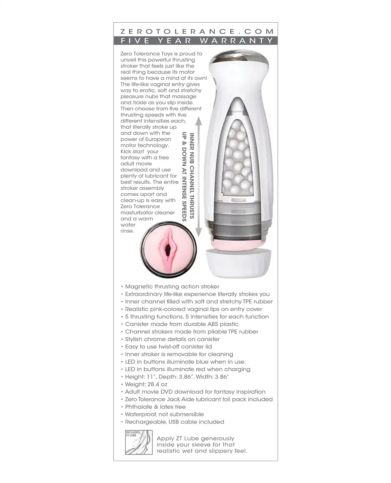 Thrusting Rechargeable Stroker - Image 2