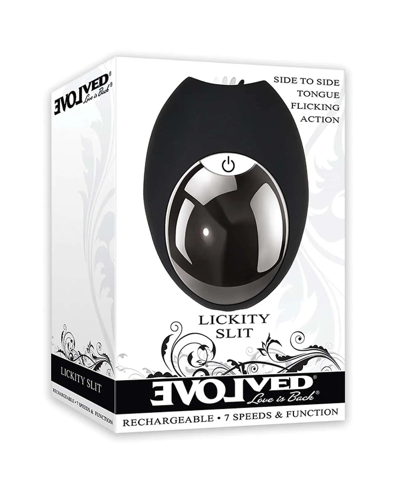 Evolved Lickity Slit Oral Massager - Black - Image 3