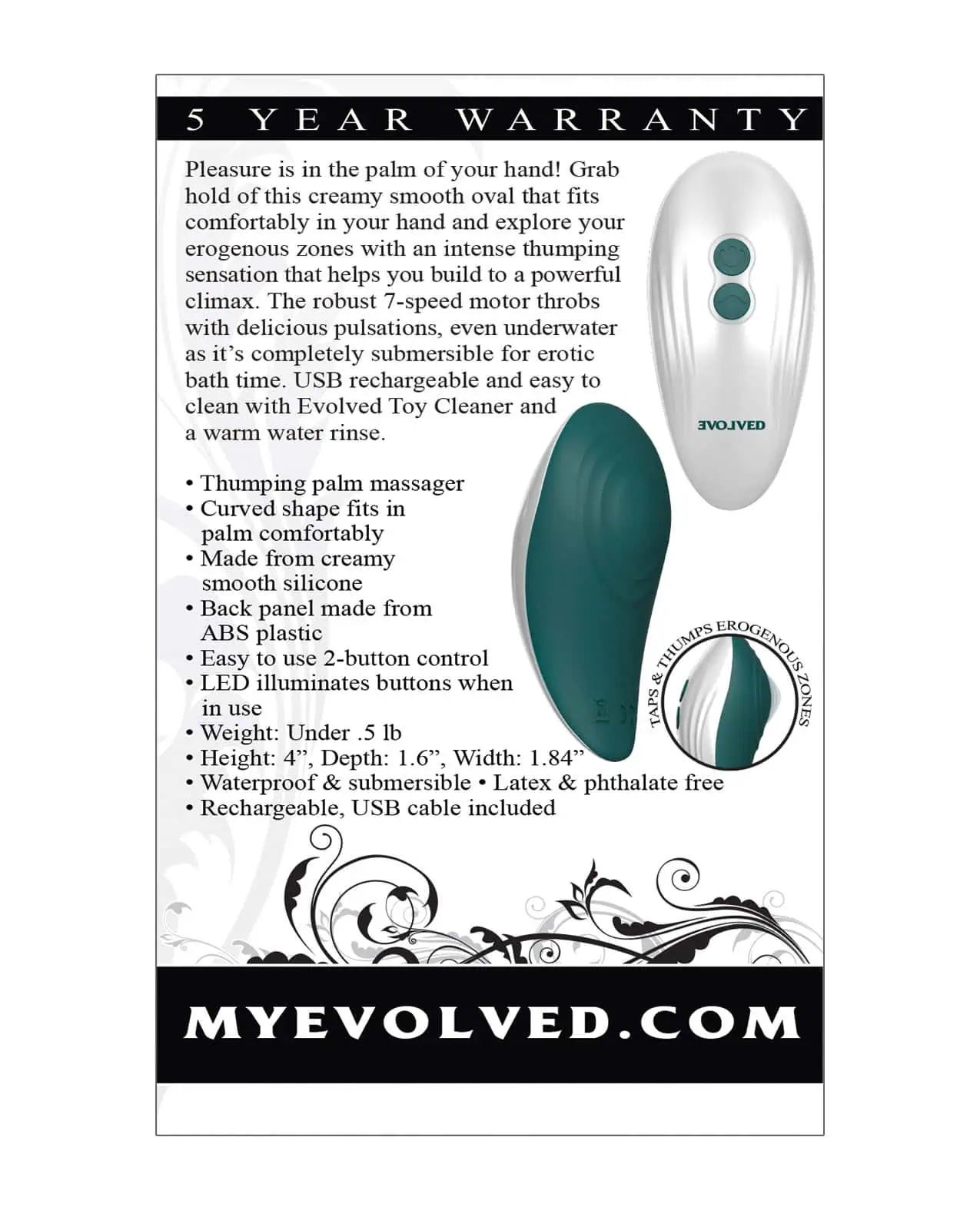 Palm Pleasure Teal - Image 4