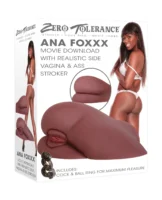 Ana Foxxx Movie Download w/Realistic Side Vagina & Ass Stroker - Image 1