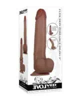Flexskin Poseable Dildo 9 Dark - Image 3