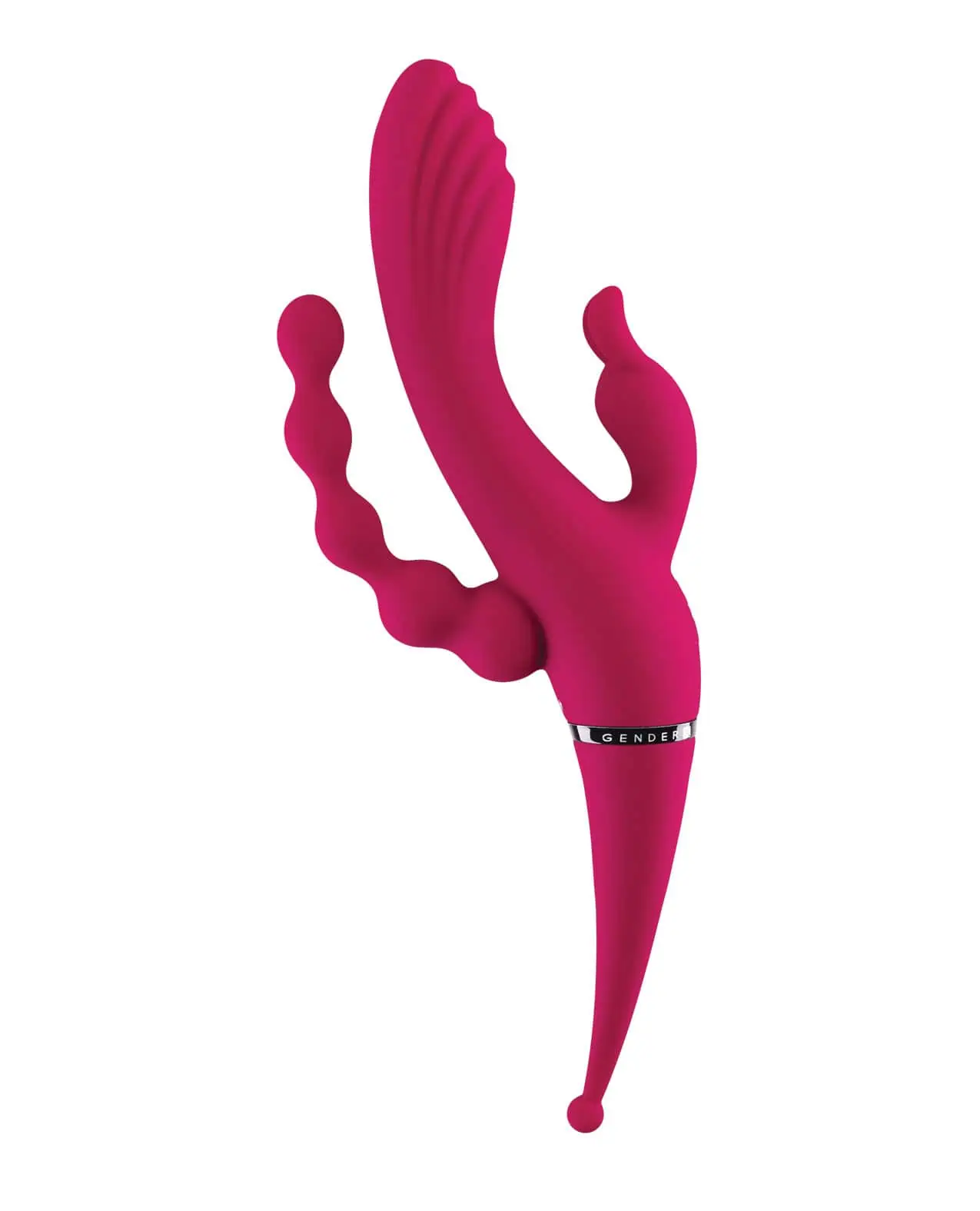 Gender X Four by Four Vibrator - Burgundy - Image 3