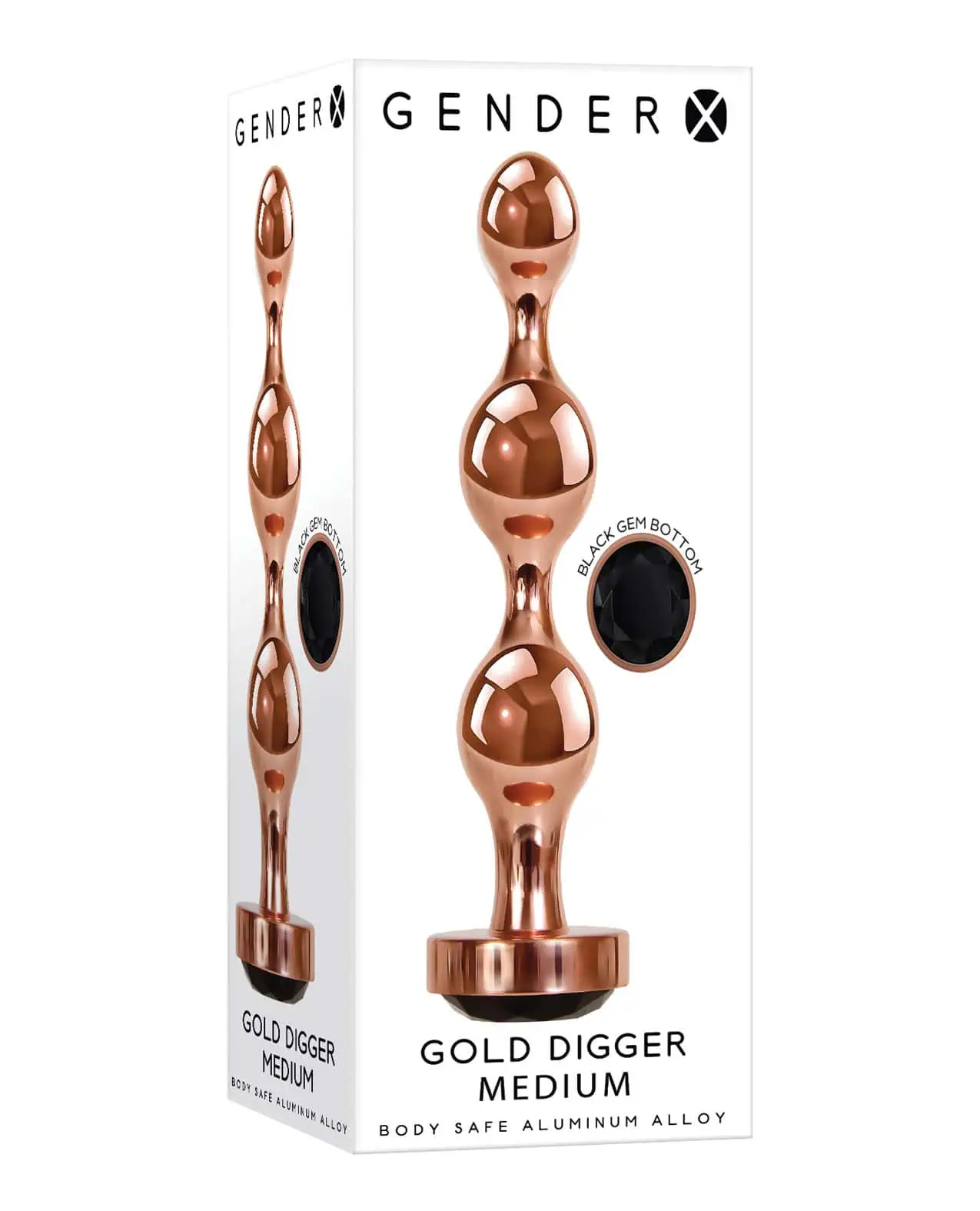 Gender X Gold Digger Medium - Rose Gold/Black - Featured Image