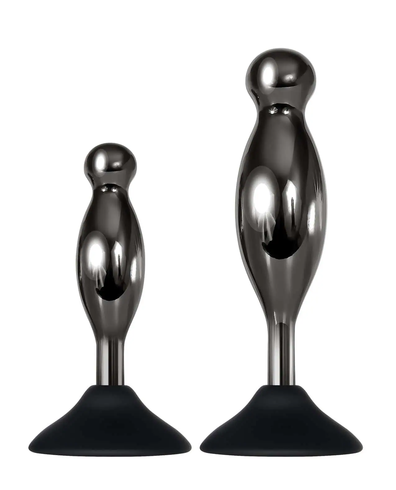 Evolved Joy Sticks 2 pc Plug Set - Black/Chrome - Image 3