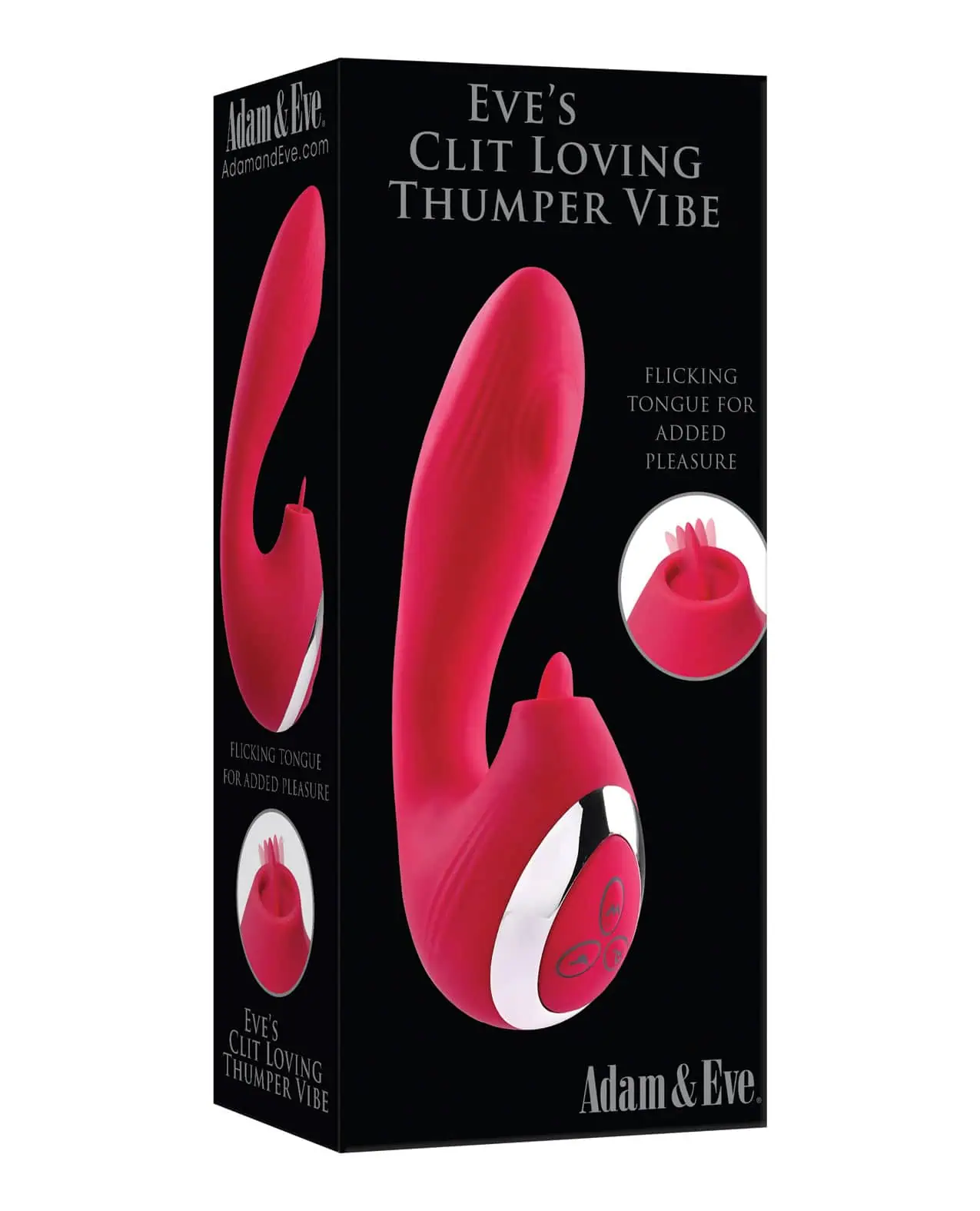 Adam & Eve Eve's Clit Loving Thumper Vibe - Red - Featured Image