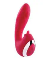 Adam & Eve Eve's Clit Loving Thumper Vibe - Red - Image 3