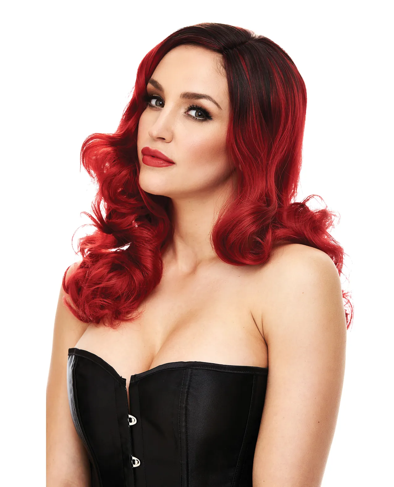 Pleasure Wigs Candice - Black/Red - Image 2