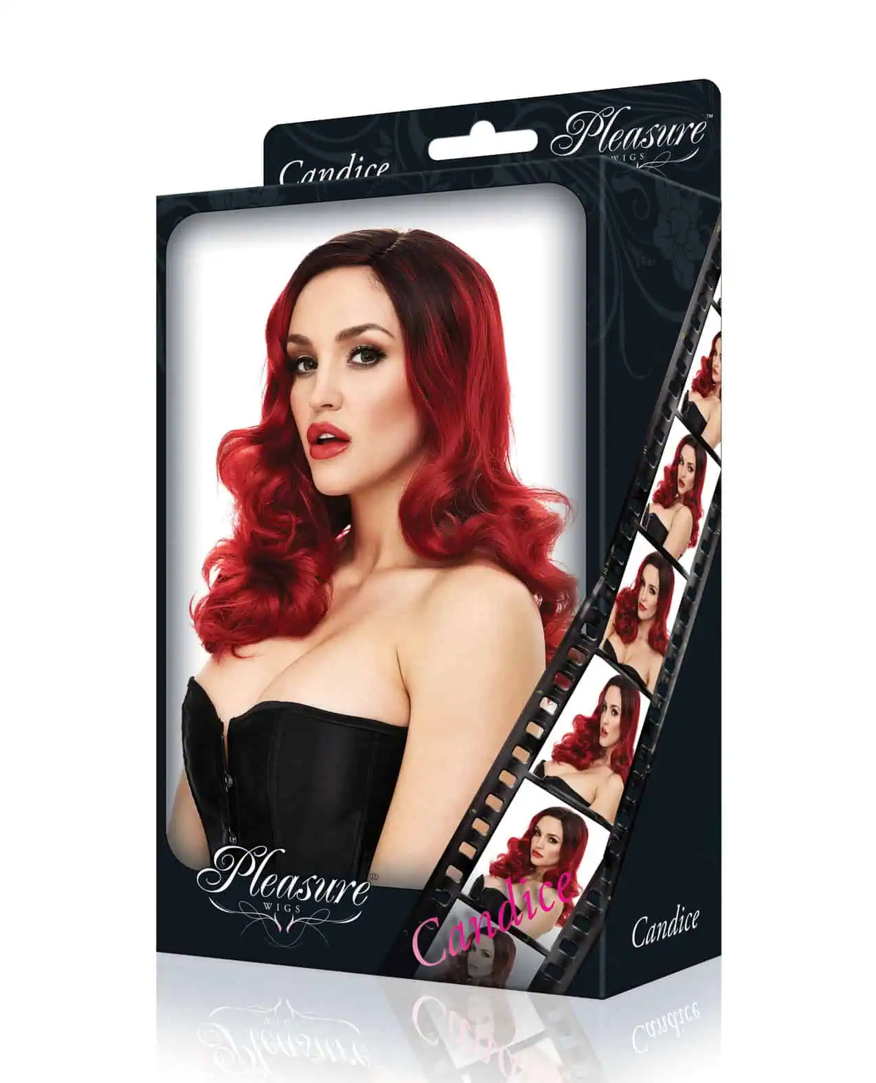 Pleasure Wigs Candice - Black/Red - Image 3