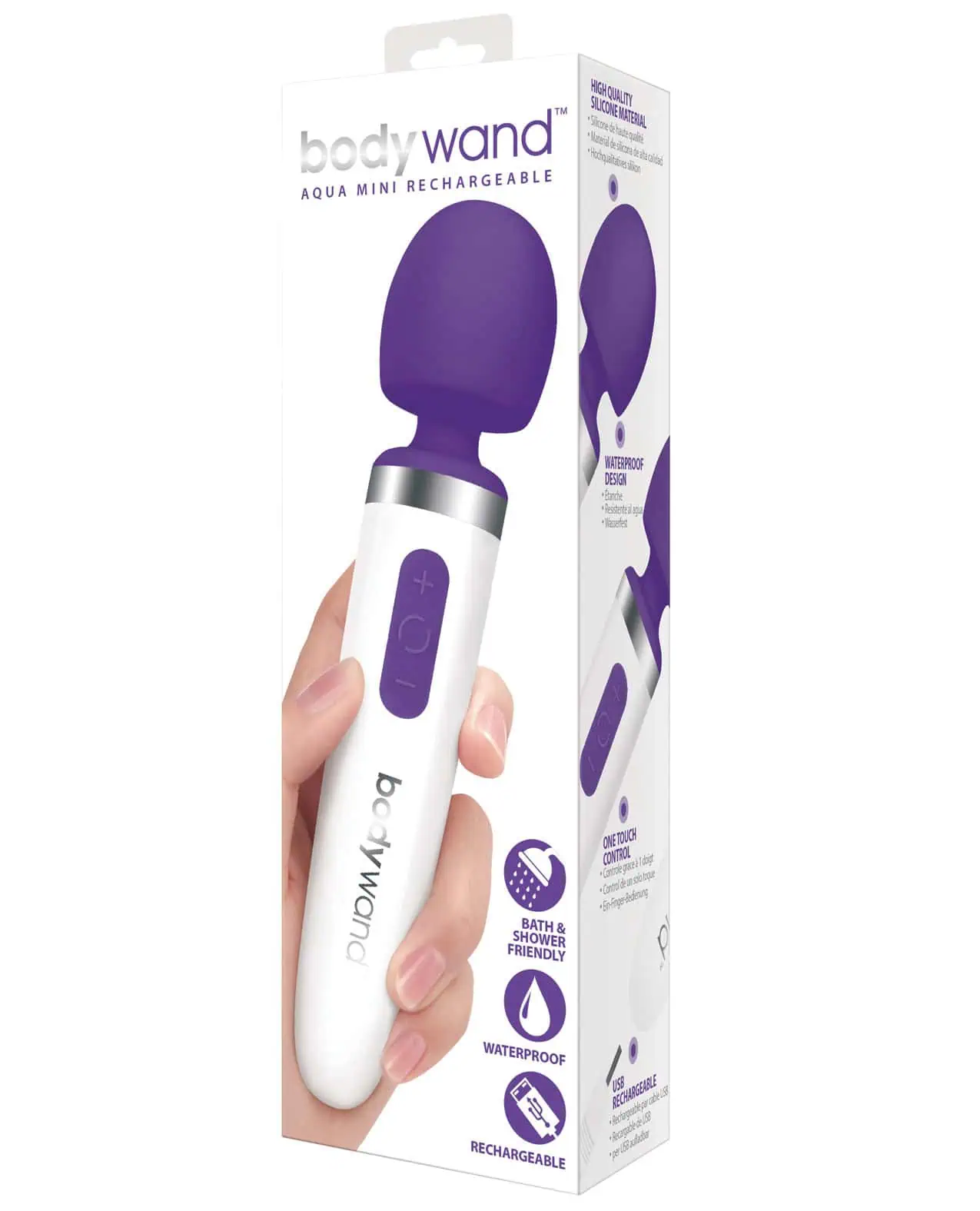 Bodywand USB Multi-Function Massager - Purple - Image 3