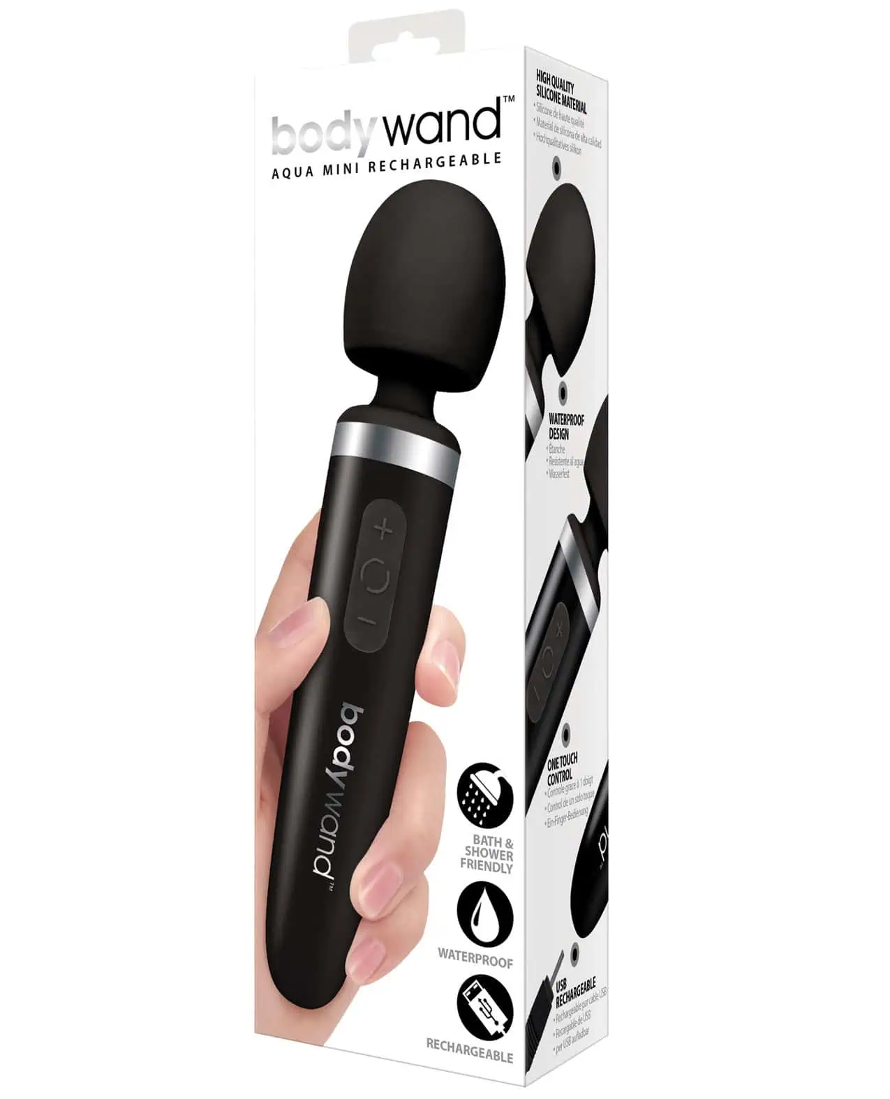 Bodywand USB Multi-Function Massager - Black - Image 3