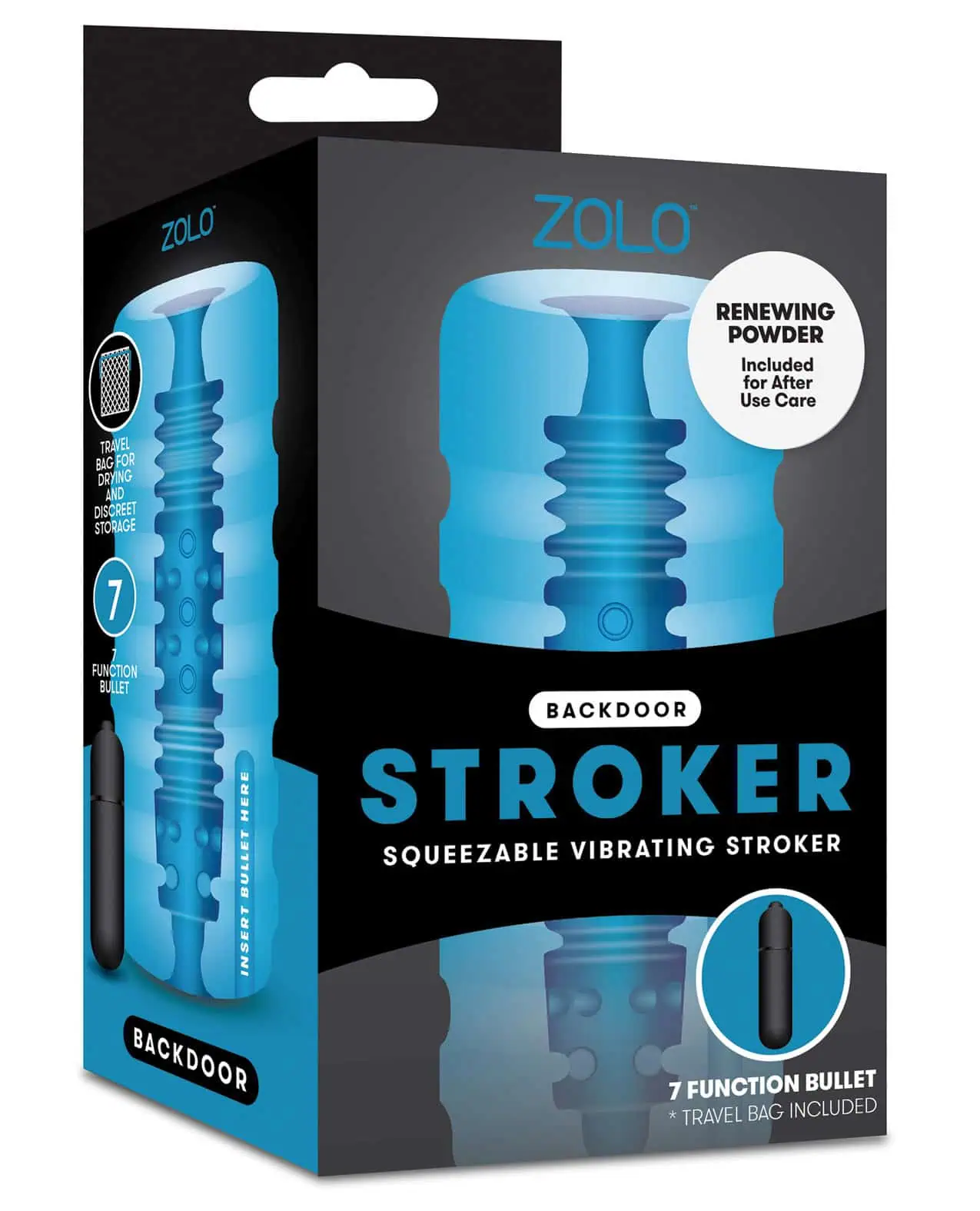 ZOLO Backdoor Squeezable Vibrating Stroker - Image 3