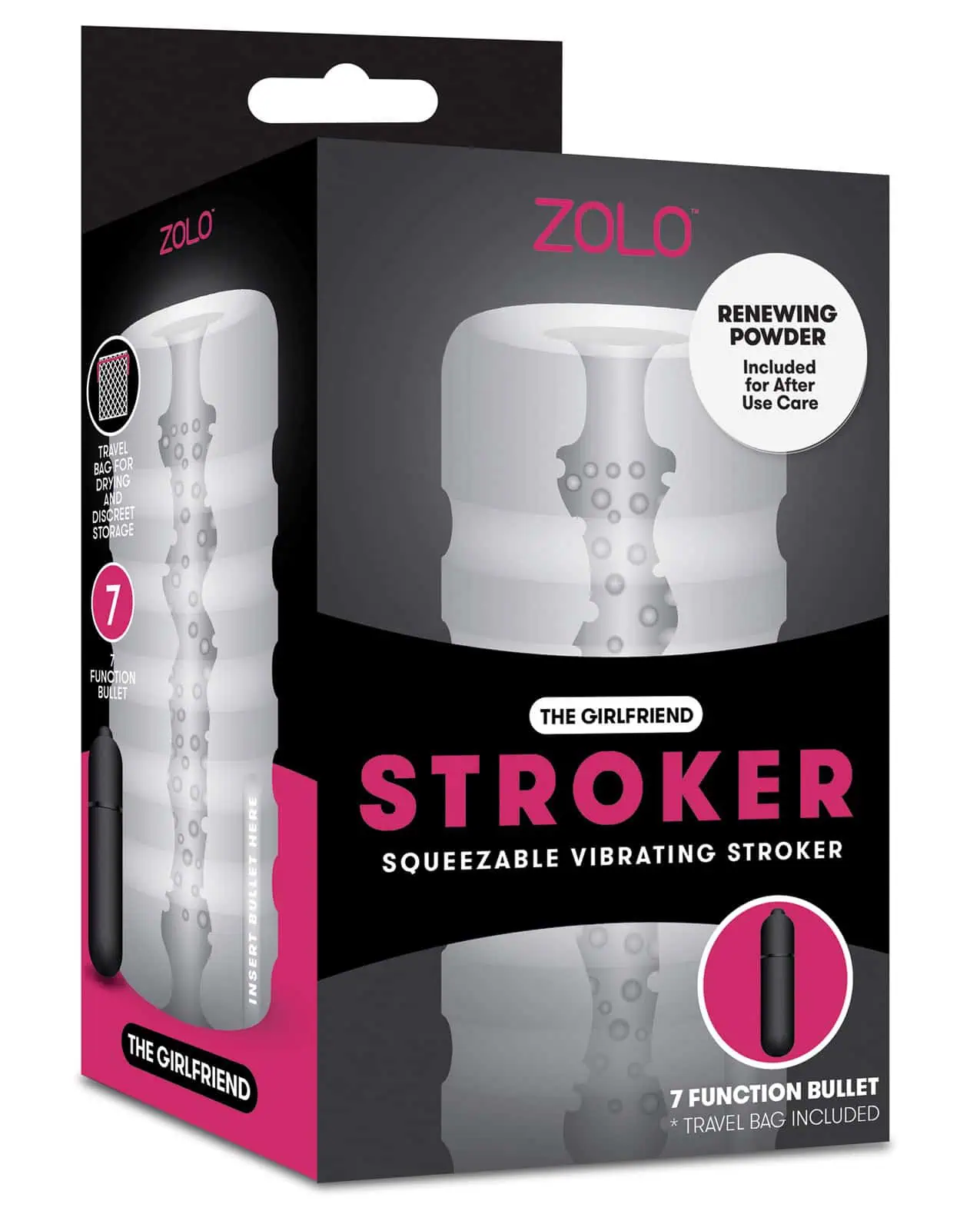 ZOLO Girlfriend Squeezable Vibrating Stroker - Image 3