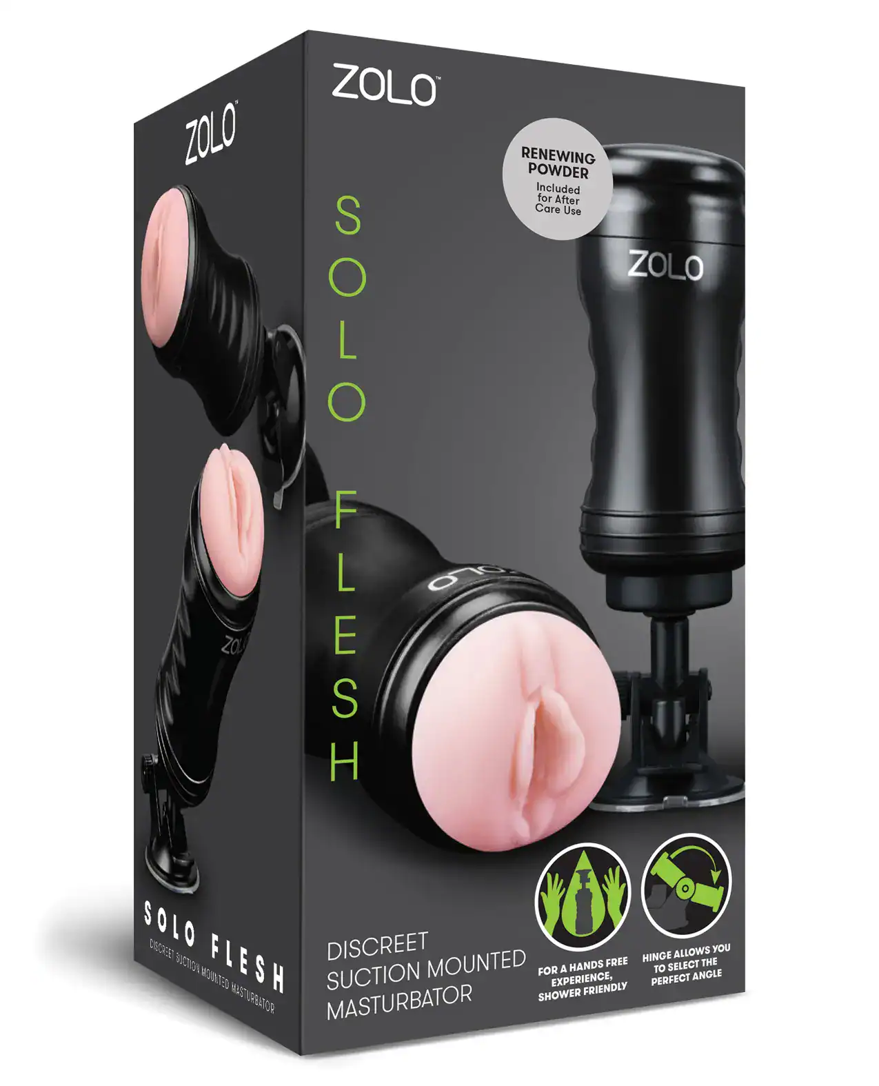 Zolo Solo Flesh Hands Free Masturbator - Image 3