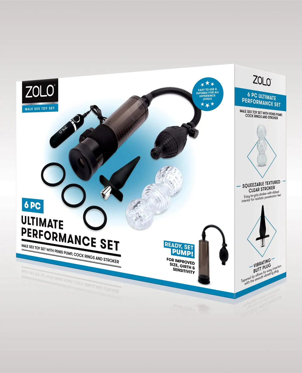 ZOLO 6 pc Ultimate Performance Set - Black - Image 3