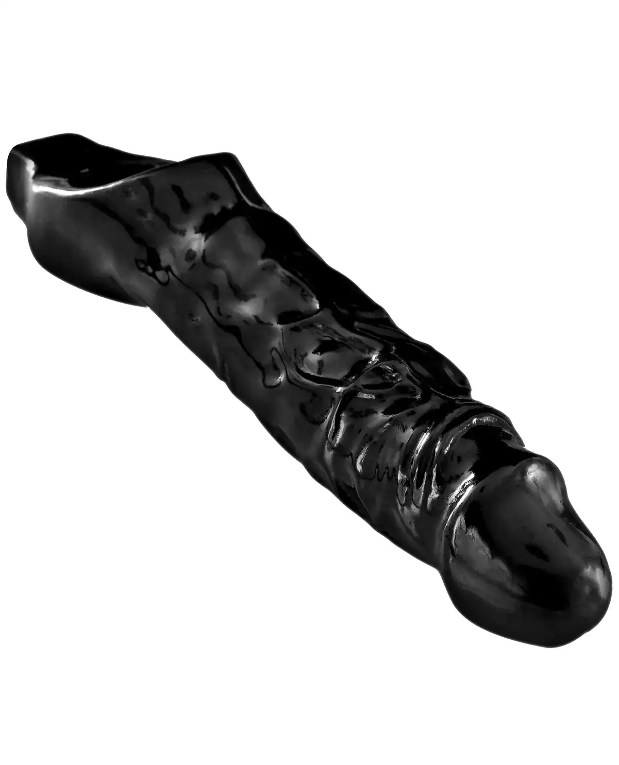Master Series Mamba Cock Sheath - Black - Image 4
