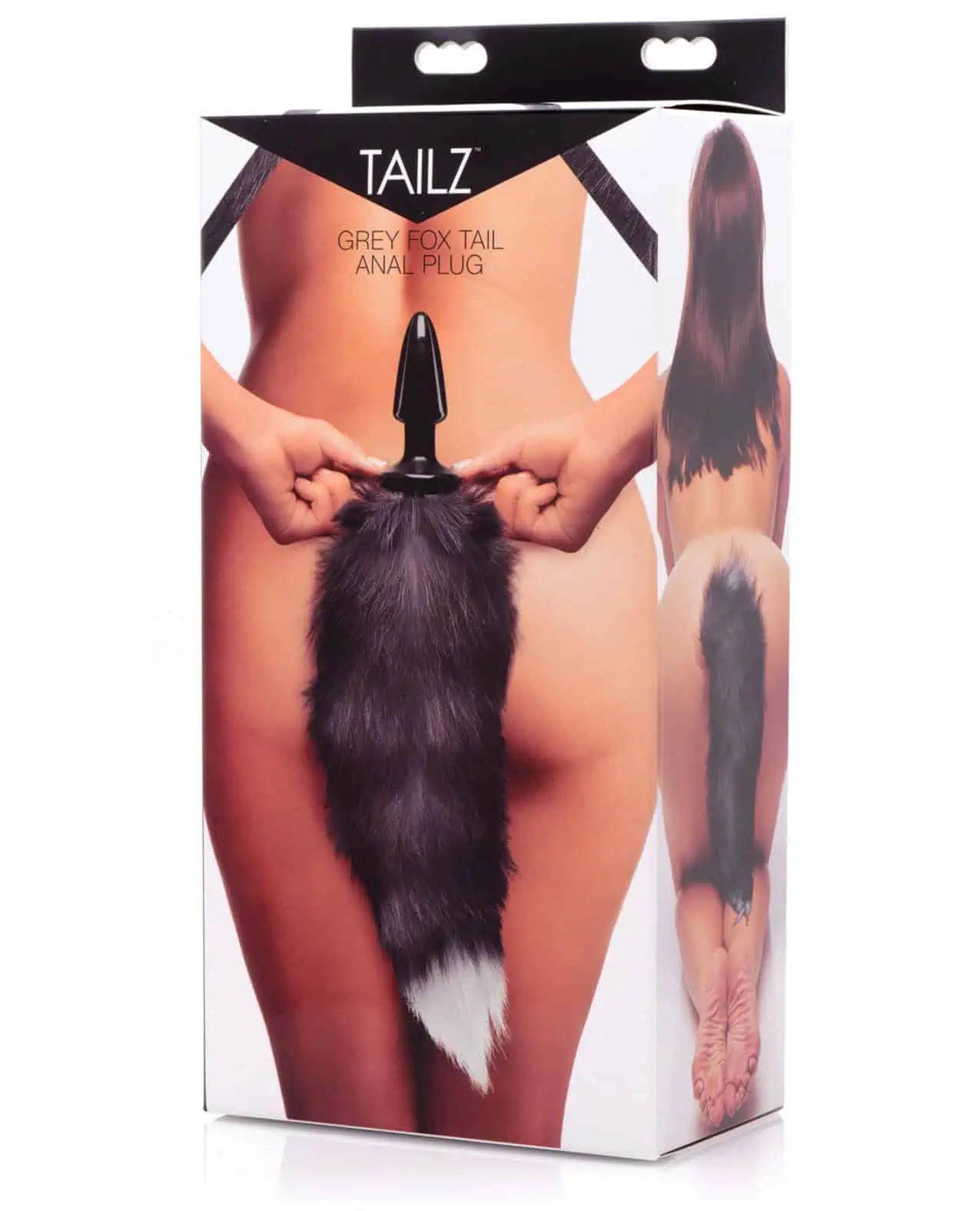 Tailz Grey Fox Tail Anal Plug - Image 3