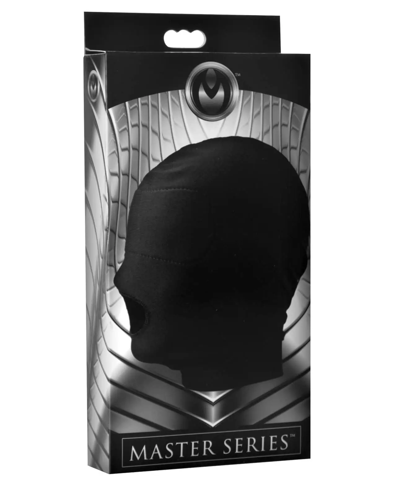 Master Series Disguise Open Mouth Hood With Padded Blindfold - Image 3