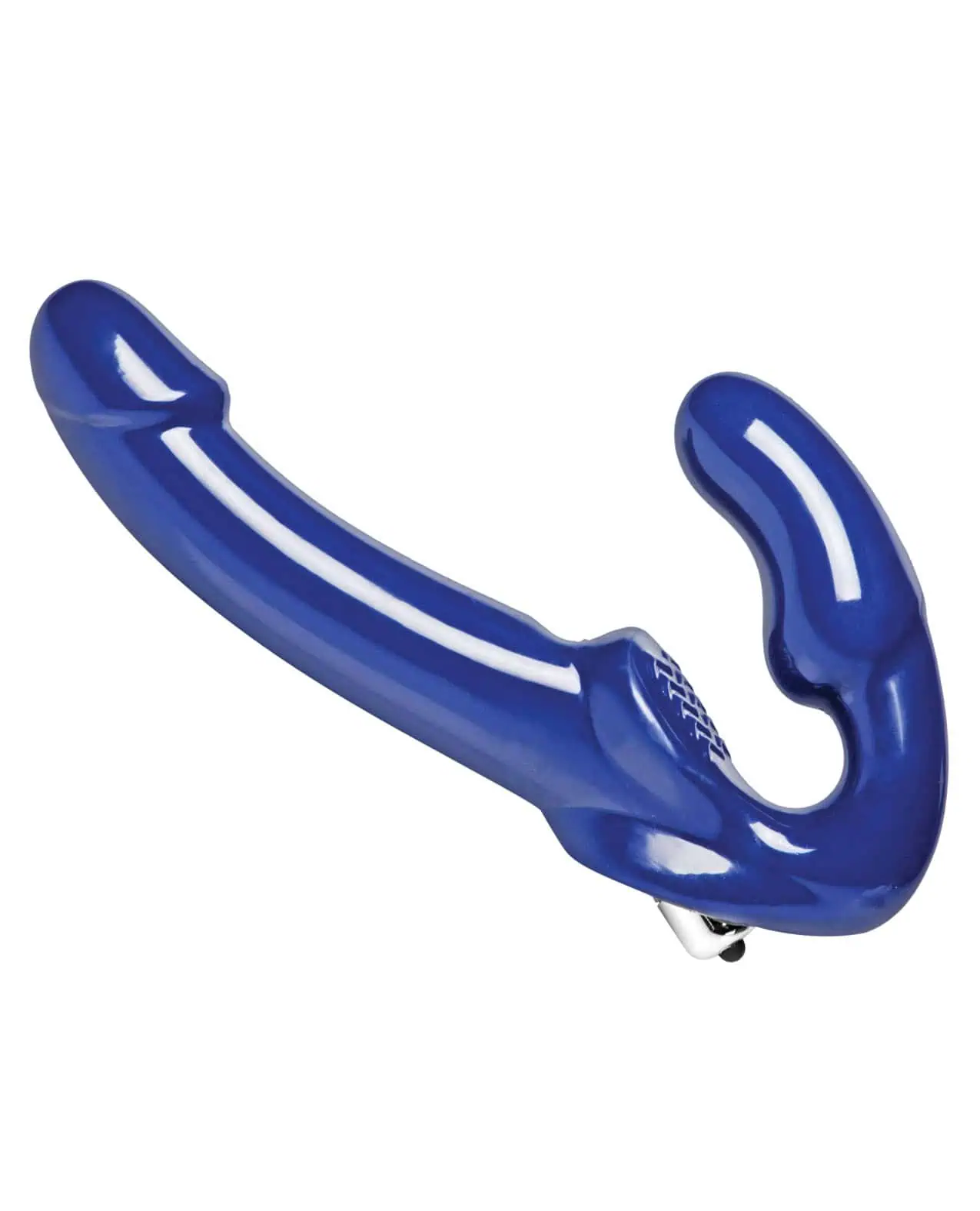 Revolver II Strapless Strap on G-Spot Dildo - Blue - Image 4