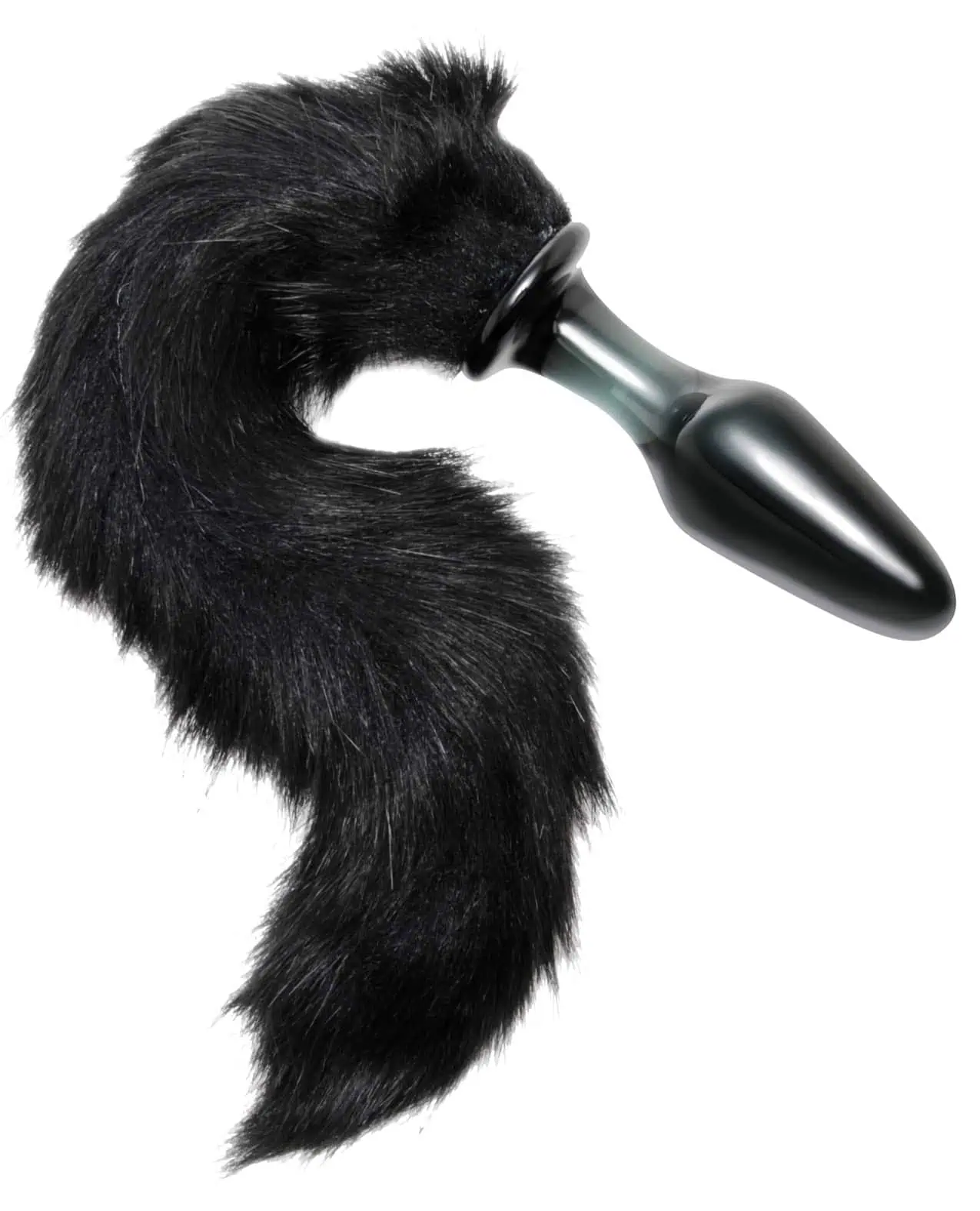 Tailz Midnight Fox Tail Glass Anal Plug - Image 4