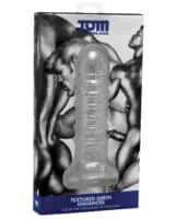 Tom of Finland Textured Girth Enhancer - Clear - Image 1