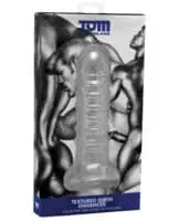 Tom of Finland Textured Girth Enhancer - Clear - Image 2