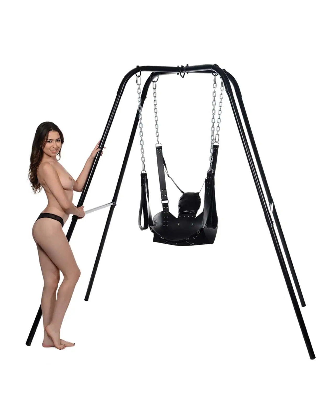 Strict Extreme Adjustable Leather Lined Sling Black - Image 6