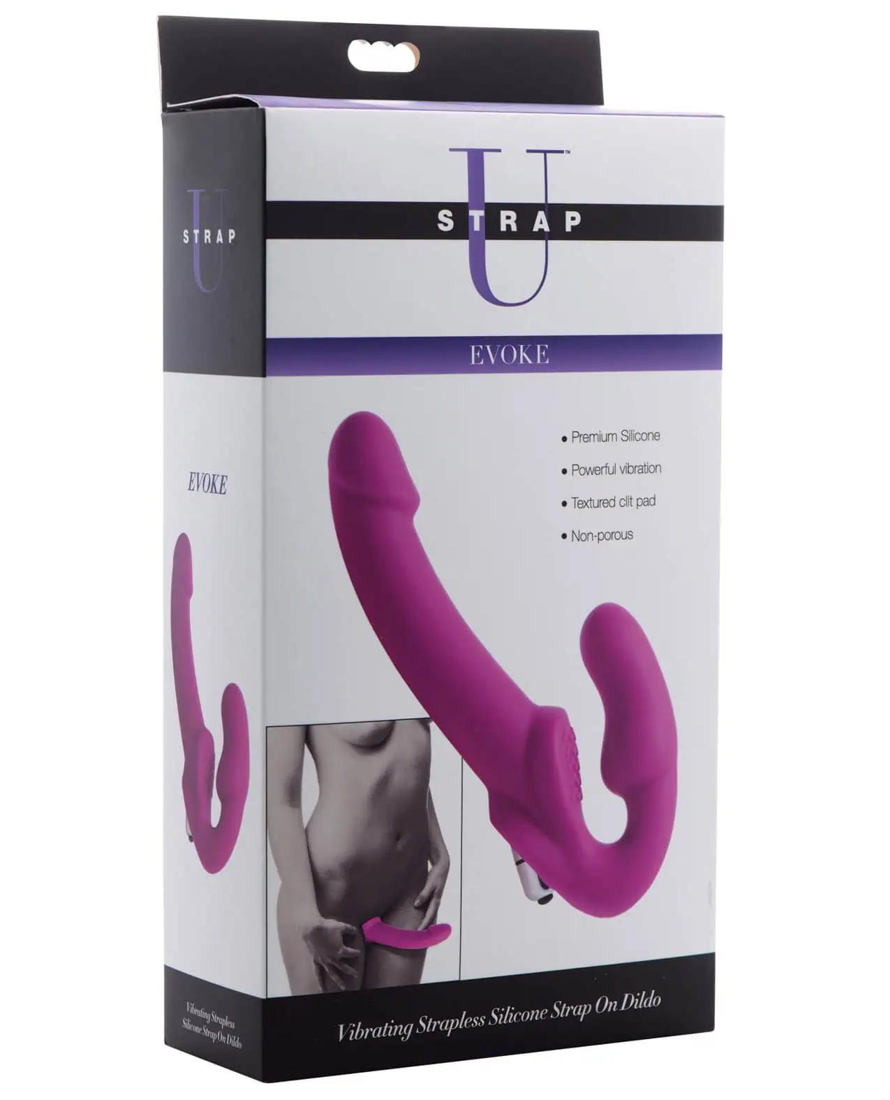 Strap U Vibrating Strapless Silicone Strap on Dildo - Image 3