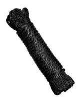 Strict Bondage Rope 30 ft - Black - Image 2