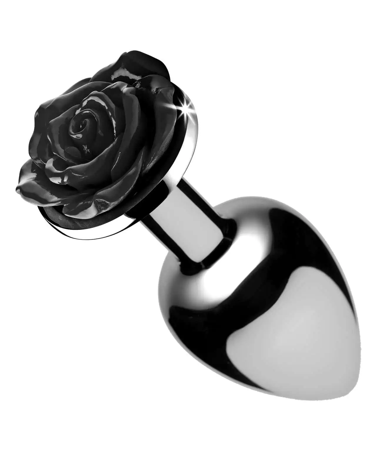 BootySparks Black Rose Anal Plug Small - Image 4