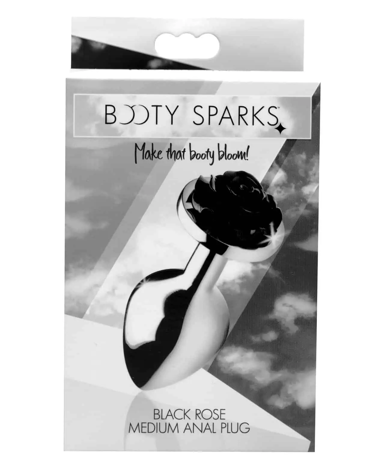 BootySparks Black Rose Anal Plug Medium - Image 3
