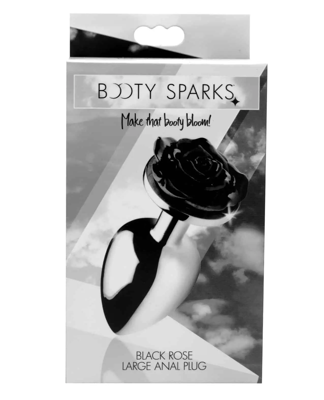 BootySparks Black Rose Anal Plug Large - Image 3