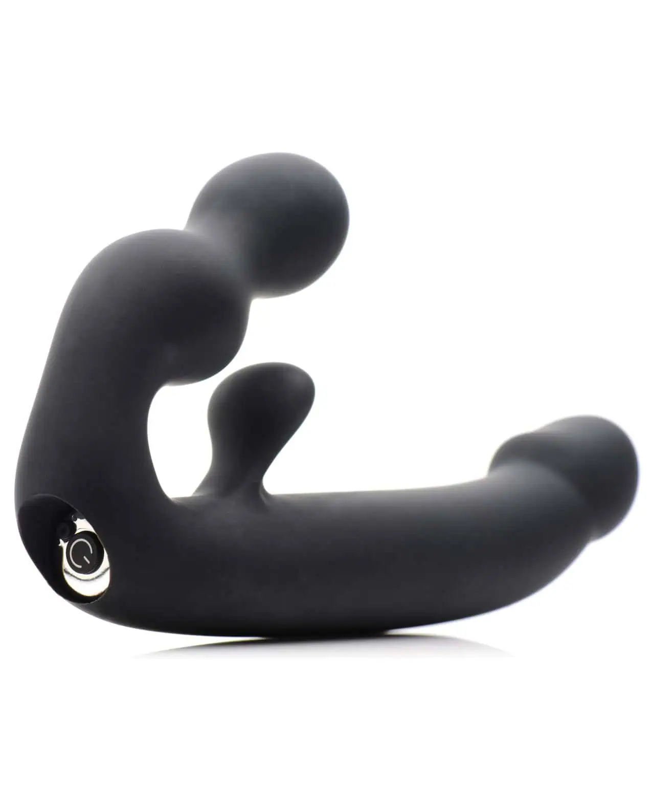 Strap U Tri-Volver 7x Vibrating Strapless Strap on - Black - Image 5