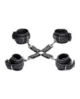 Master Series Concede Wrist and Ankle Restraint Set Bondage - Image 4