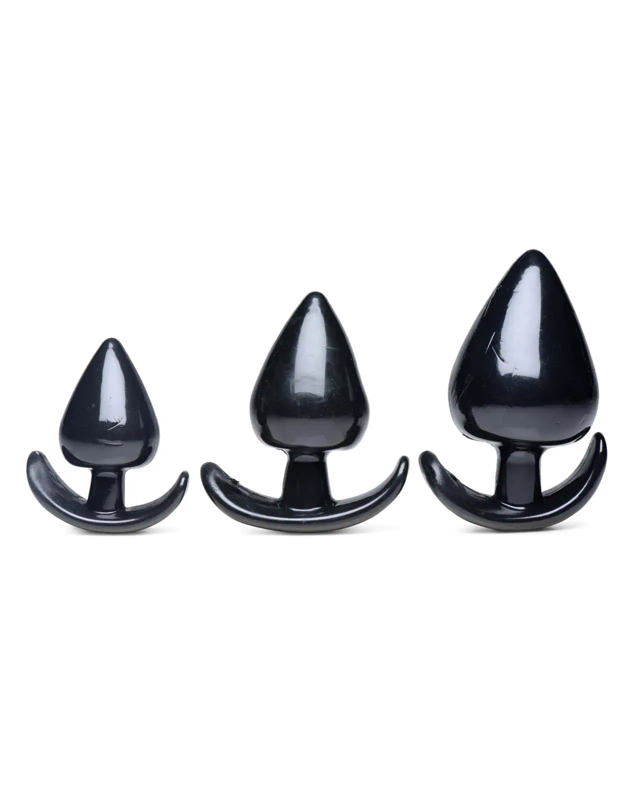 Master Series Triple Spades Anal Plug Set - 3 pc - Image 4
