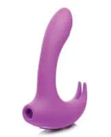 Inmi Shegasm 12x Lux Rocker Pulsing Vibrating G Spot Rabbit - Purple - Image 2