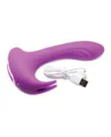 Inmi Shegasm 12x Lux Rocker Pulsing Vibrating G Spot Rabbit - Purple - Image 4