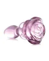 Booty Sparks Pink Rose Glass Plug Sm - Image 5