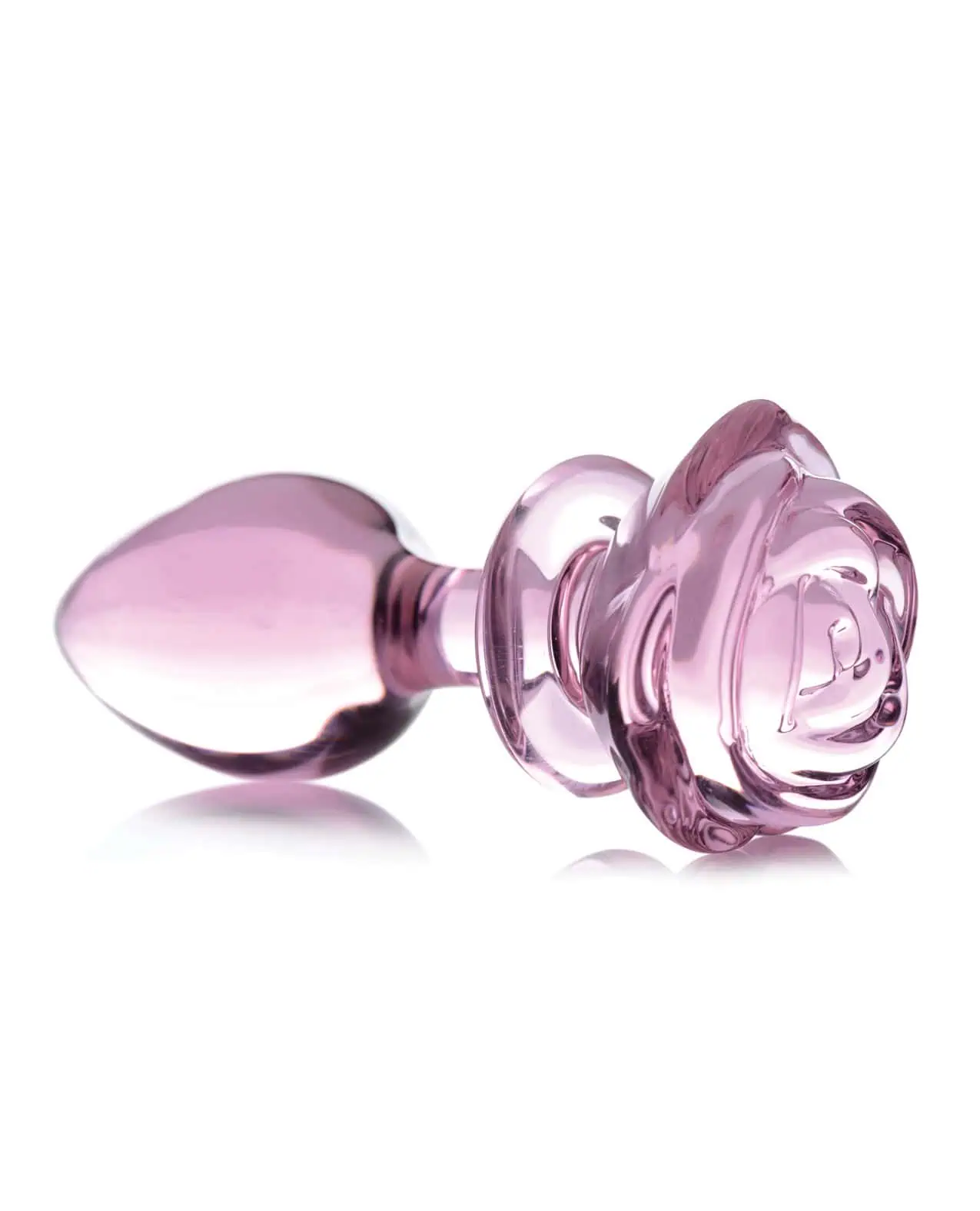 Booty Sparks Pink Rose Glass Plug Lg - Image 5